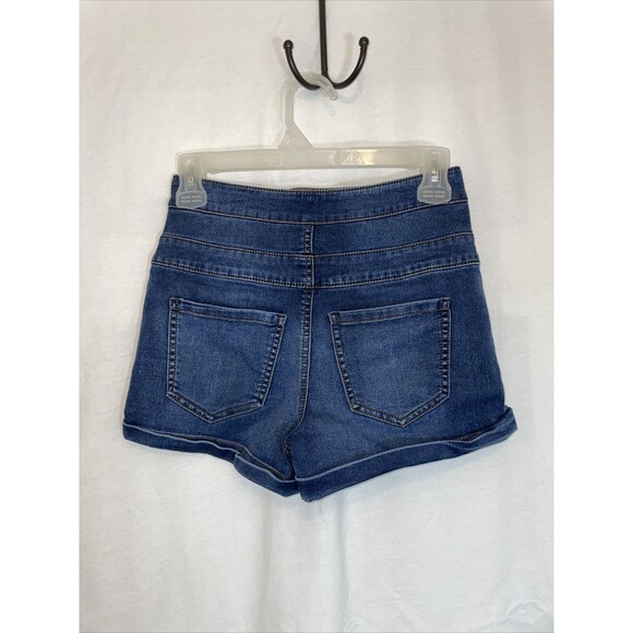 Tinseltown High Rise Shorts Women's Denim Shorts Light Wash Size 1 - Picture 2 of 7